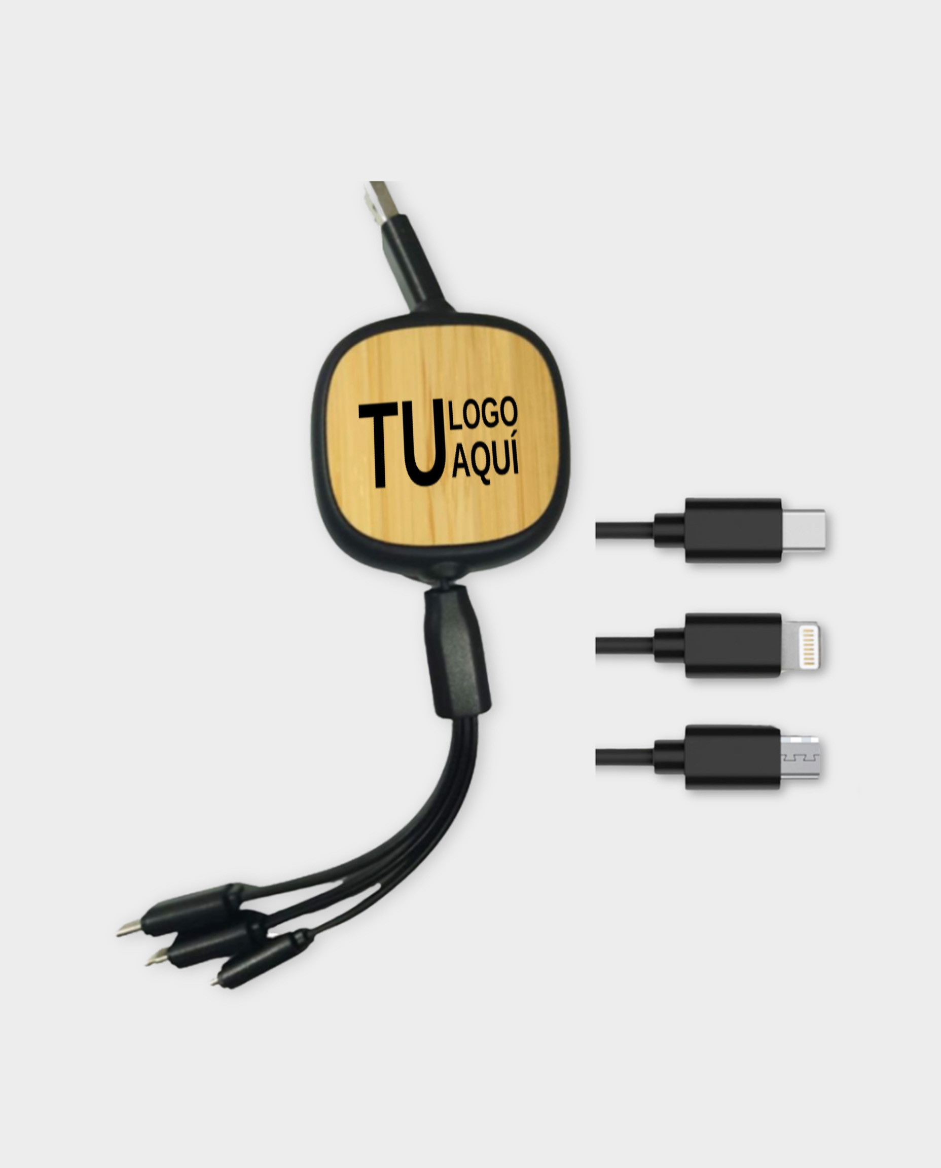 MTEC04 - Cable cargador retractil - Imagen 2