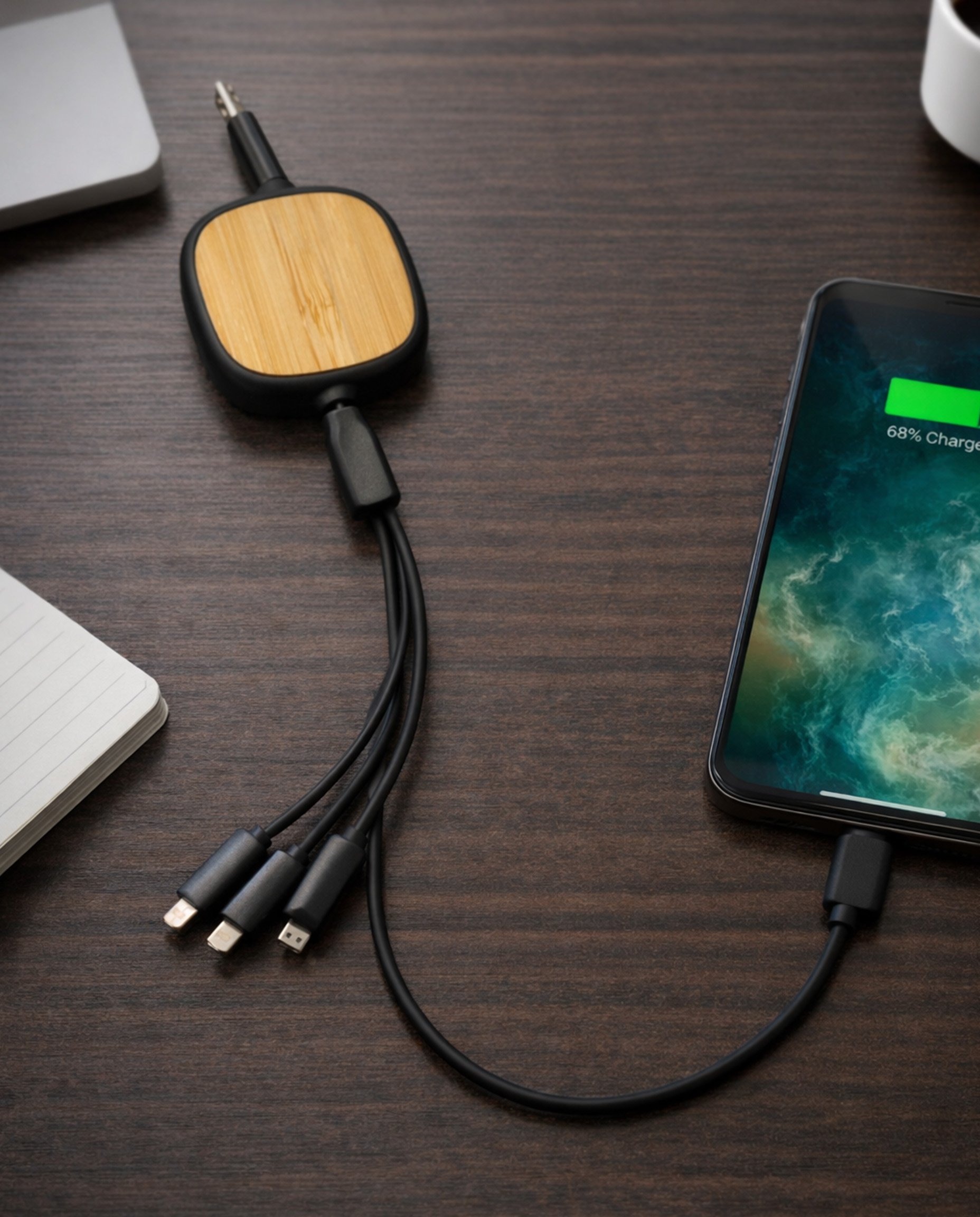 MTEC04 - Cable cargador retractil - Imagen 3