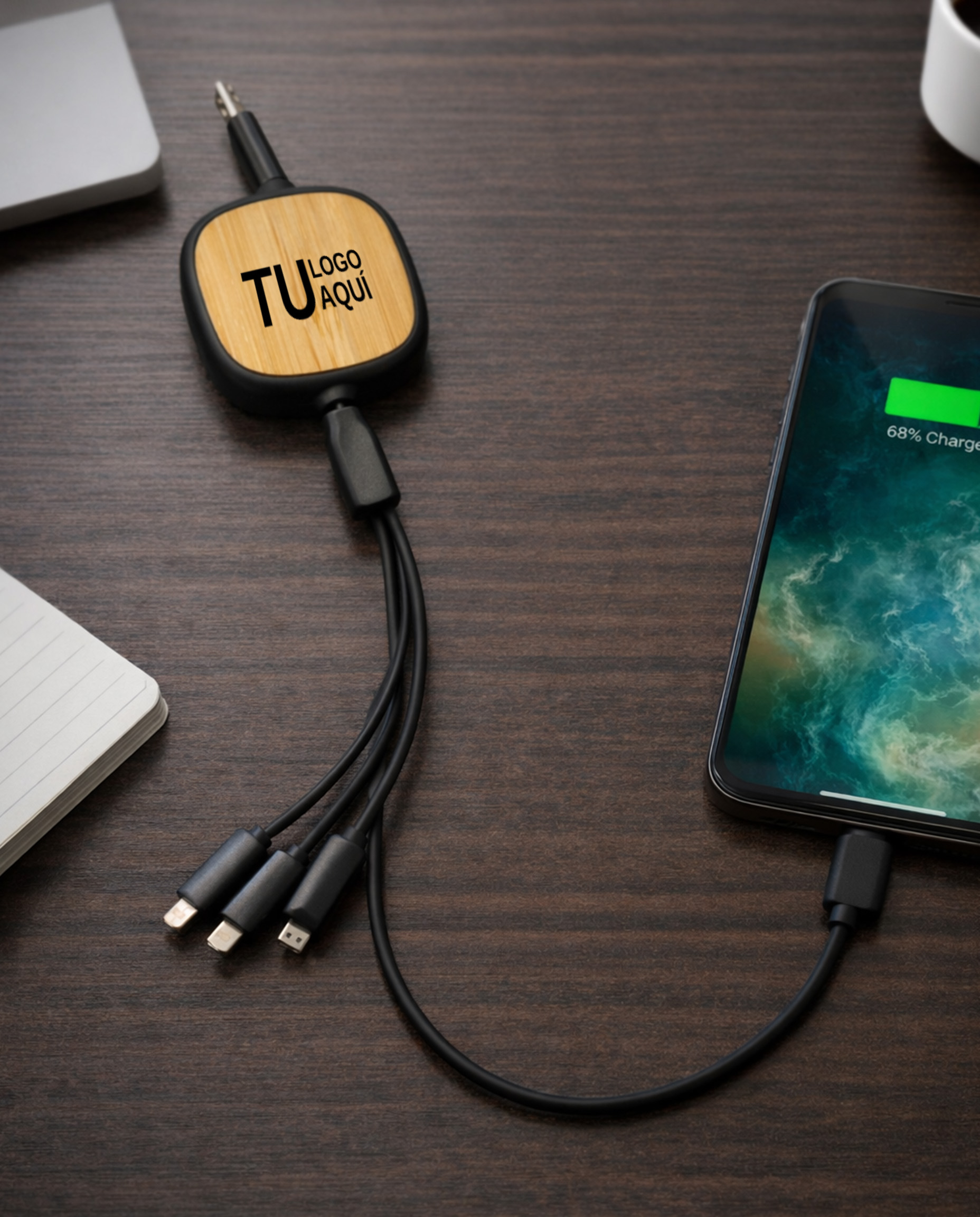 MTEC04 - Cable cargador retractil - Imagen 4