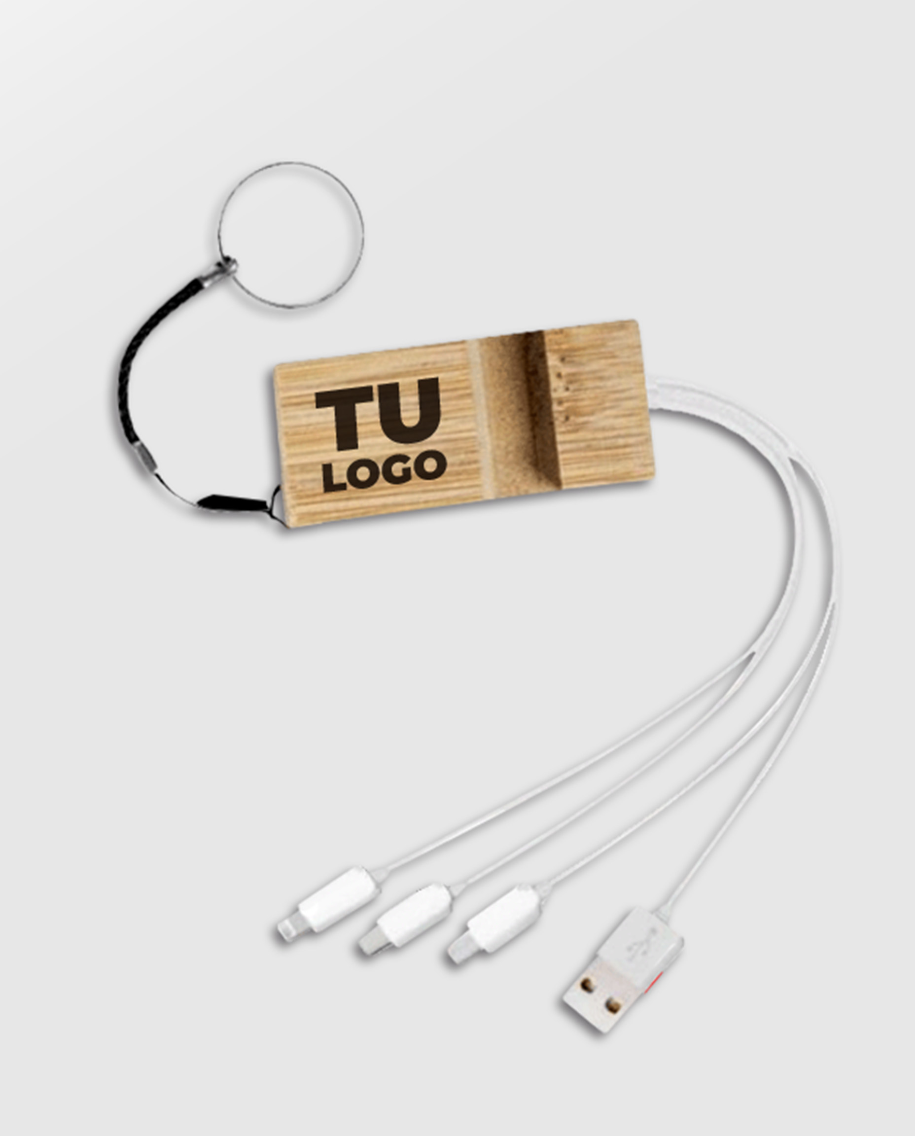 MTEC08 - Cables cargadores con porta celular - Imagen 2