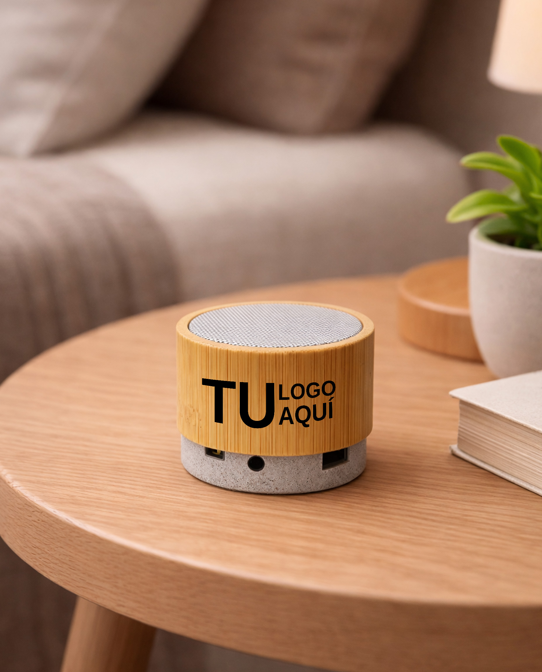 MTEC09 - Parlante Eco de Fibra de Trigo y Corcho - Imagen 4
