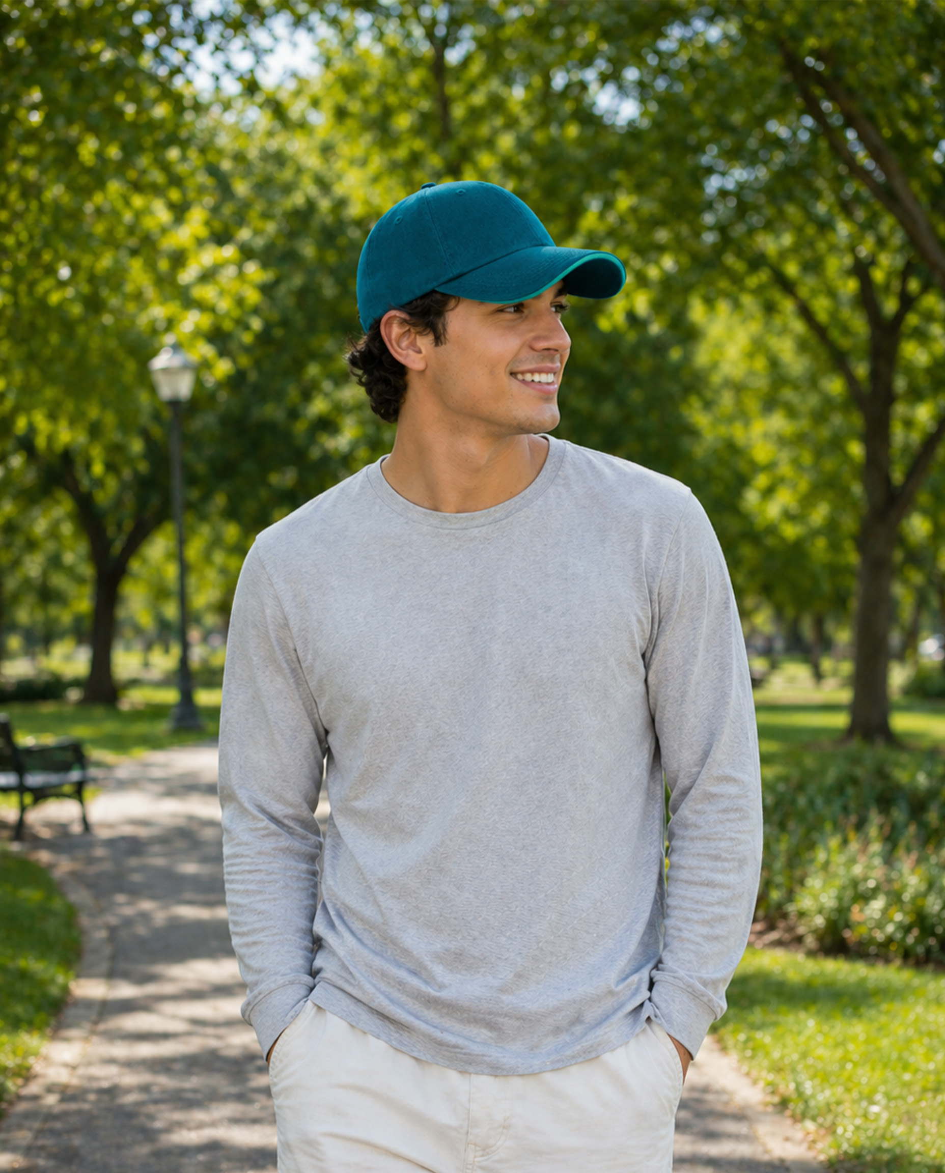 MTXN108 - Gorro Jockey Visera Sandwich - Imagen 3