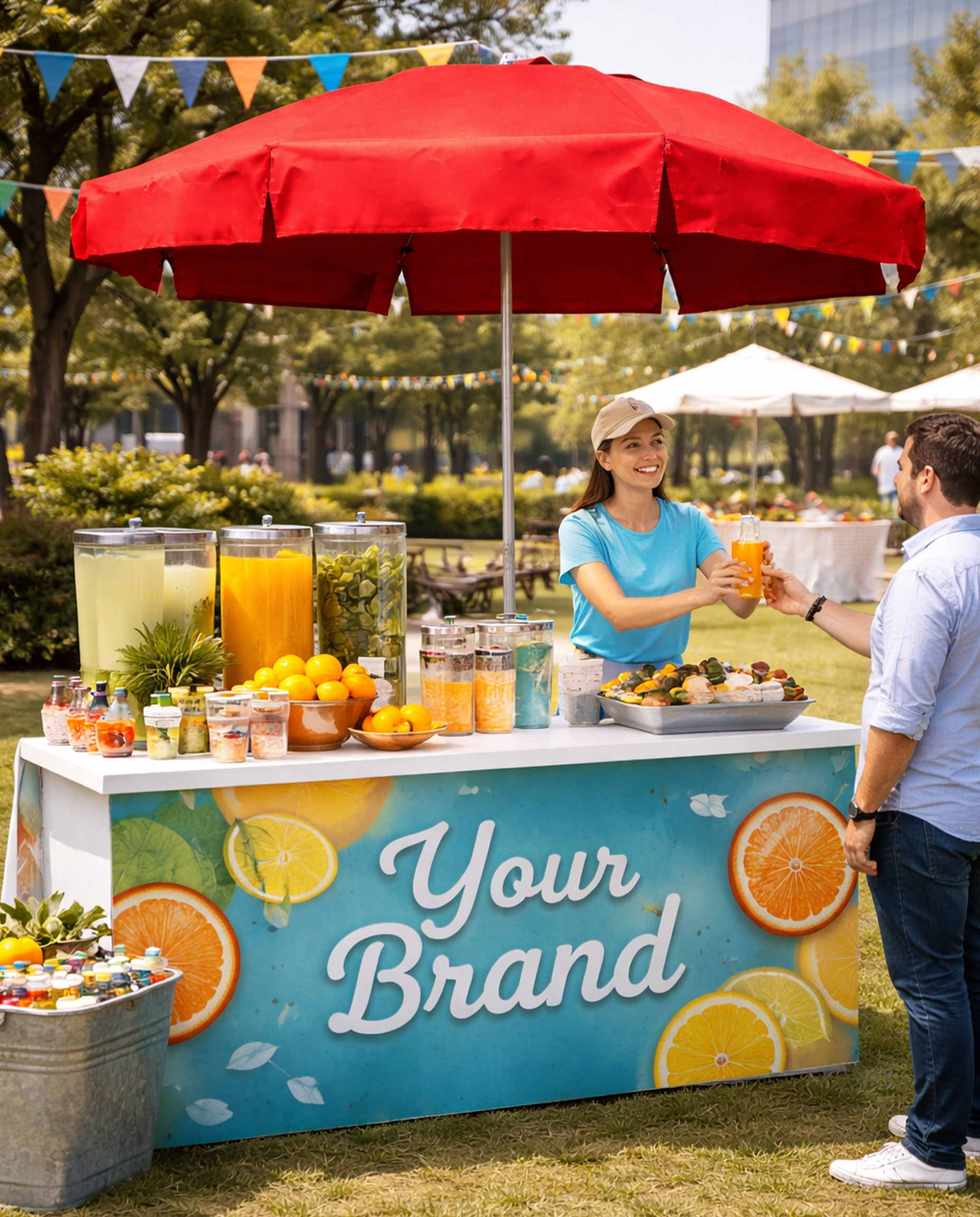 MV13 - Sombrilla con Soporte - Imagen 2