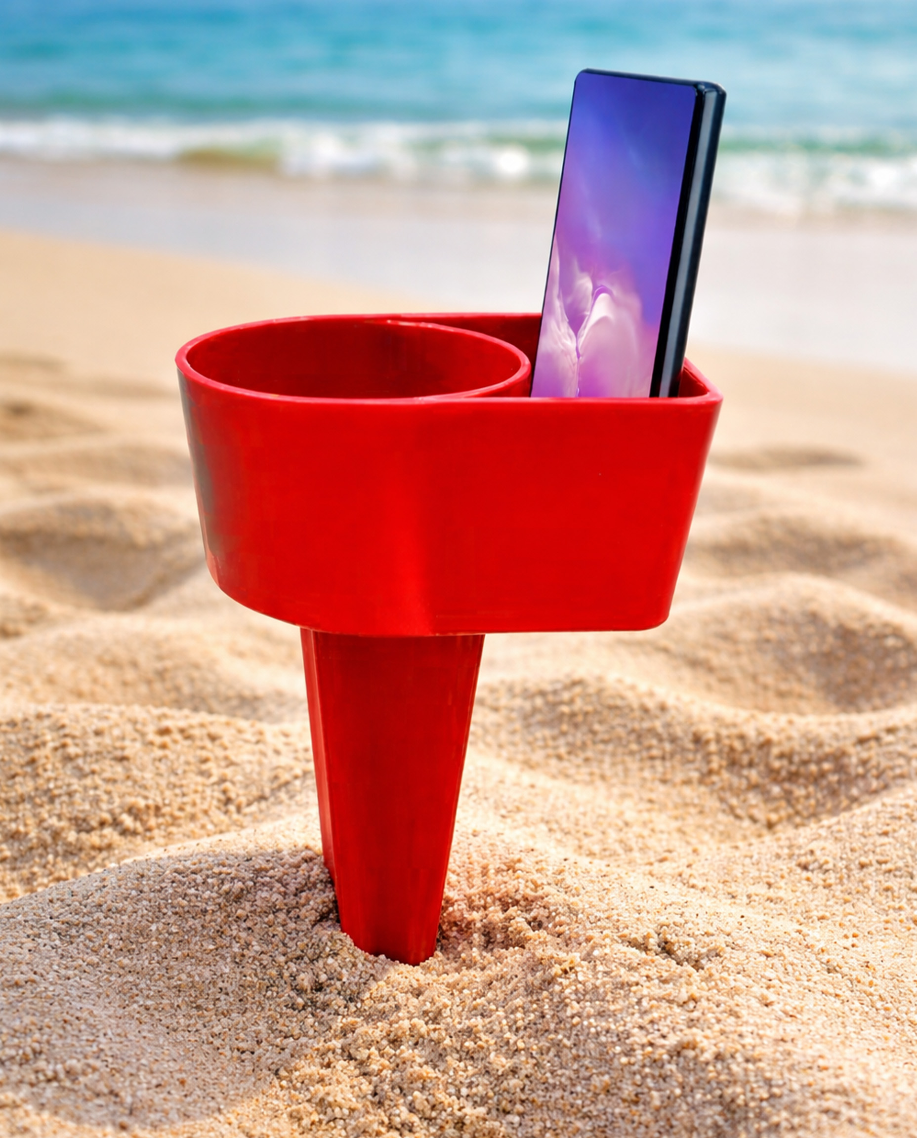 MV15 - Soporte para botella y celular de playa - Imagen 3